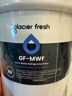 Glacier Fresh GF-MWF White Ice & Water Refrigerator Filter